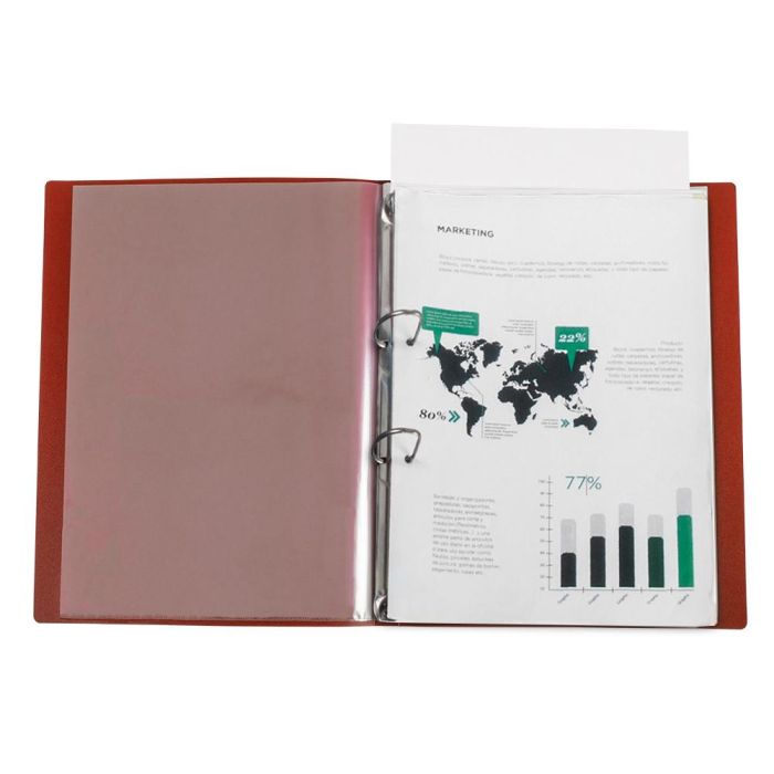 Carpeta Liderpapel Canguro 2 Anillas 25 mm Mixtas Polipropileno Din A4 Rojo Translucido 4 Carpeta Liderpapel Canguro 2 Anillas 25 mm Mixtas Polipropileno Din A4 Rojo Translucido 4