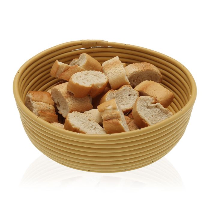 Cesta Redonda Mostaza Versa 28X8CM (2 Unidades) 1 Cesta Redonda Mostaza Versa 28X8CM (2 Unidades) 1