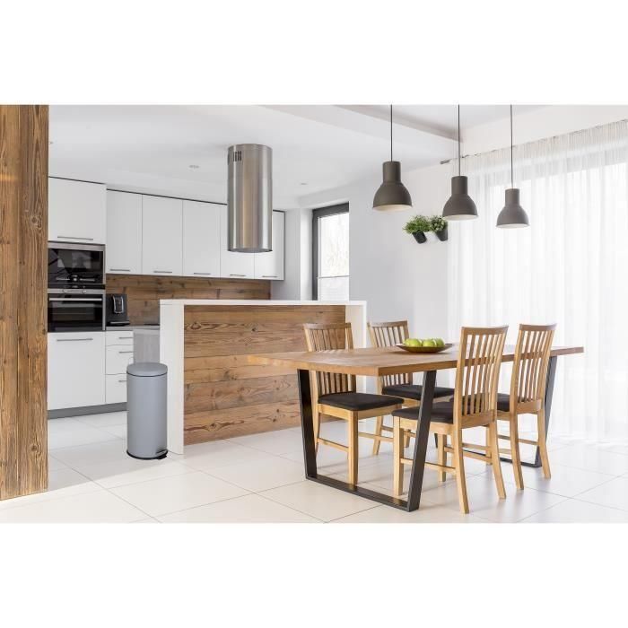 MOVIMIENTO DE COCINA Pedal Kitchen Bin URBAN 30L - Gray Steel 1 MOVIMIENTO DE COCINA Pedal Kitchen Bin URBAN 30L - Gray Steel 1