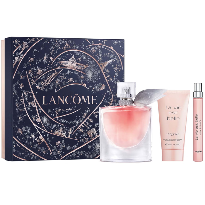 Set Lancome La Vie Est Belle 50 mL Edp Vapo + Vs 10 mL + Bl 50 mL Xmas24