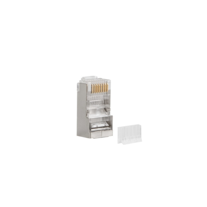 Lanberg PLS-6020 conector RJ-45 Acero inoxidable, Transparente Lanberg PLS-6020 conector RJ-45 Acero inoxidable, Transparente