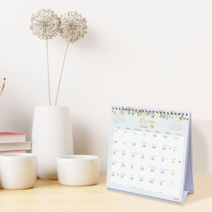Calendario 2026 Sobremesa Trendy Design Escribir 190X190Mm Finocam 787060126 2 Calendario 2026 Sobremesa Trendy Design Escribir 190X190Mm Finocam 787060126 2