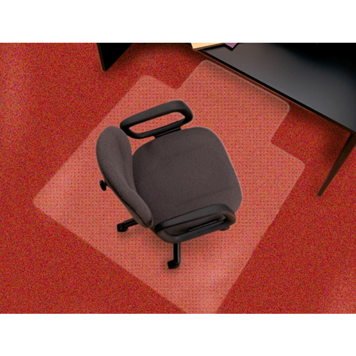 Q-connect Alfombrilla Protectora de PVC para Moqueta, 1150x1340 mm, Grosor 2,2 mm 1