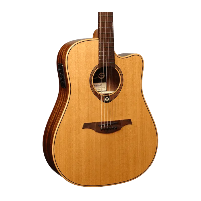 LAG Guitarra Acústica Dreadnought Cutaway Tramontane 170 A/E Electroacústica Satinada Natural 0 LAG Guitarra Acústica Dreadnought Cutaway Tramontane 170 A/E Electroacústica Satinada Natural 0