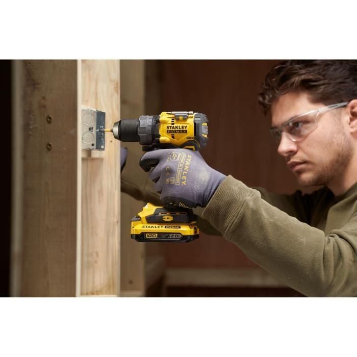 Taladro atornillador - STANLEY FATMAX - SFMCD725D2K-QW - 80 Nm - 18 V - 15 ajustes de par 4