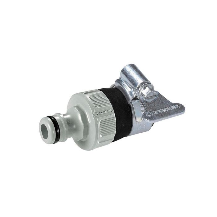 Gardena Conector rápido para grifo sin rosca Ø14-17mm, anti hielo, anti UV, polipropileno 0 Gardena Conector rápido para grifo sin rosca Ø14-17mm, anti hielo, anti UV, polipropileno 0