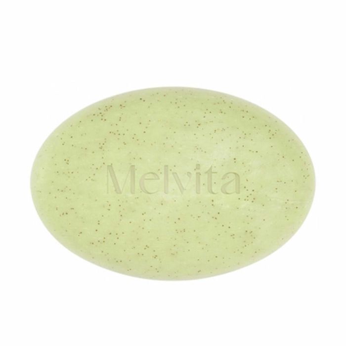 Melvita L'OR VÉGÉTAL Jabón Exfoliante Suavizante 2 en 1 con Castaño y Almendra para Piel Renovada 125 gr