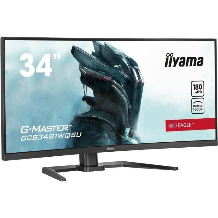 Monitor Iiyama 34 Pulgadas Va, 1500R, 180Hz 1