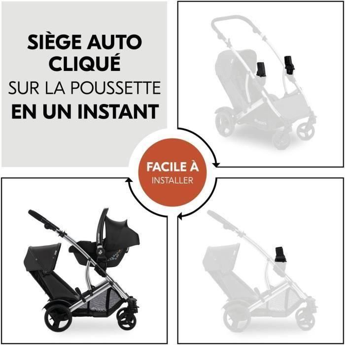 Hauck AAAPN65439 Adaptadores universales Cosy para cochecito Duett Universal CS - Negro 4 Hauck AAAPN65439 Adaptadores universales Cosy para cochecito Duett Universal CS - Negro 4
