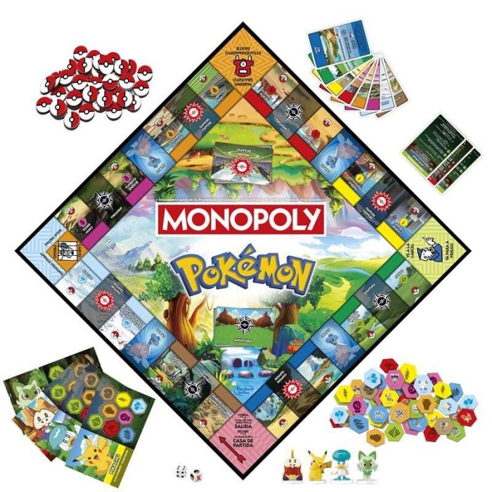 Monopoly G0716 Edición Pokemon, Juego de Mesa de Estrategia para Entrenadores, con Licencia Oficial Hasbro, Idioma Español, Edad +8 años 4 Monopoly G0716 Edición Pokemon, Juego de Mesa de Estrategia para Entrenadores, con Licencia Oficial Hasbro, Idioma Español, Edad +8 años 4
