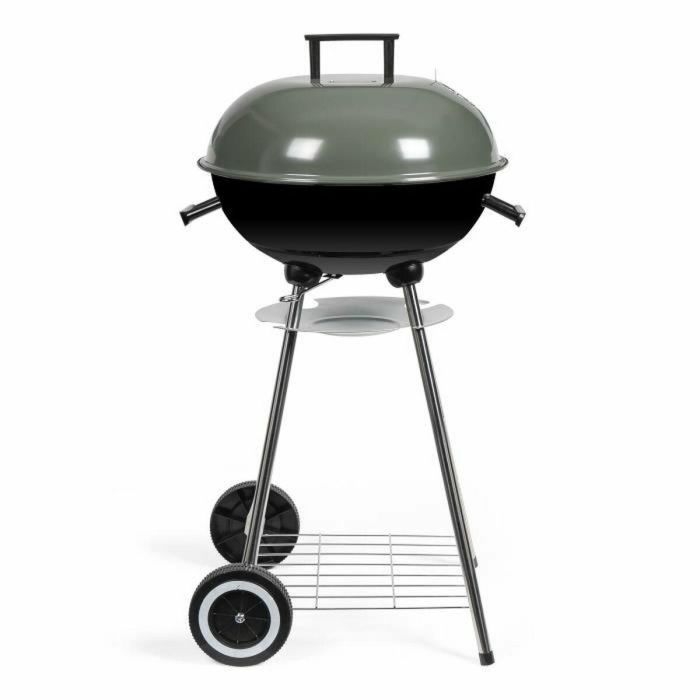 Livoo DOC172K Barbacoa de Carbón Redonda Ø41 cm con Parrilla de Acero Cromado, Altura 69,5 cm, Asas y 2 Ruedas Livoo DOC172K Barbacoa de Carbón Redonda Ø41 cm con Parrilla de Acero Cromado, Altura 69,5 cm, Asas y 2 Ruedas