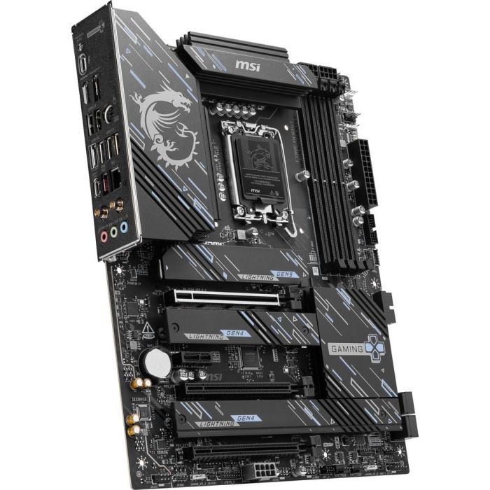 MSI 911-7E34-08S Placa Base Z890 Gaming Plus WiFi Intel Z890 LGA 1851 4x DDR5 ATX con Wi-Fi 7 y Bluetooth 5.4 4 MSI 911-7E34-08S Placa Base Z890 Gaming Plus WiFi Intel Z890 LGA 1851 4x DDR5 ATX con Wi-Fi 7 y Bluetooth 5.4 4