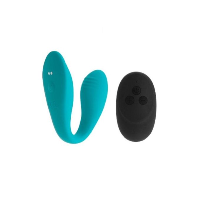 Vibrador Doble Estimulación S Pleasures Turquesa 0 Vibrador Doble Estimulación S Pleasures Turquesa 0