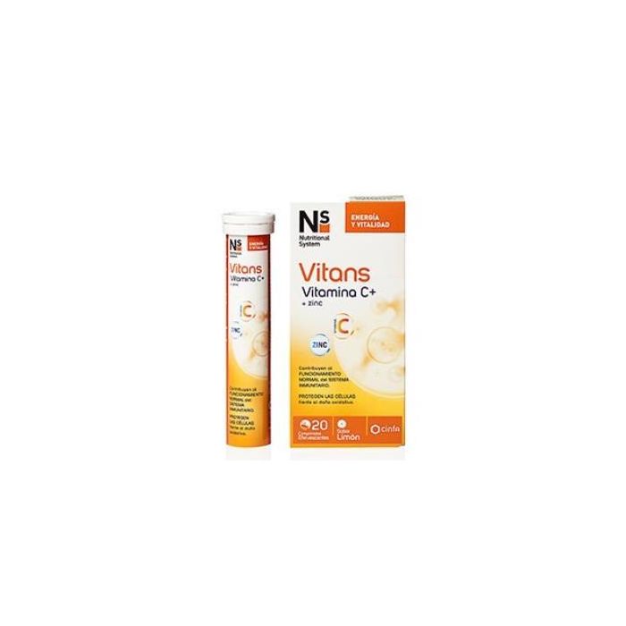 Ns Vitans Vitamina C+Zinc 20 Comp Eferv Limon