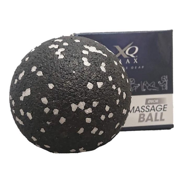 Pelota de masaje negra con puntos de colores surtidos xqmax Pelota de masaje negra con puntos de colores surtidos xqmax