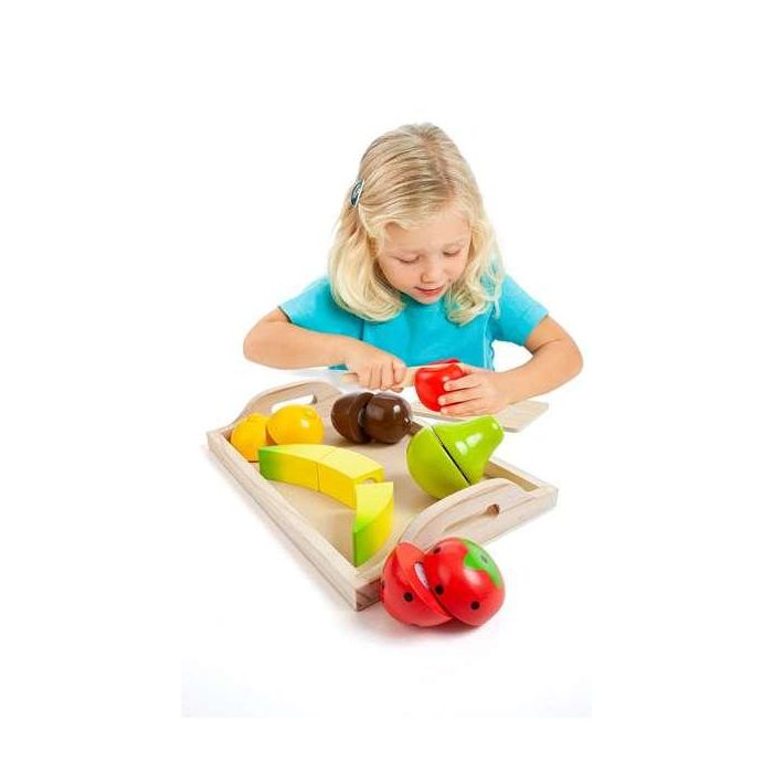 Molto Bandeja Fruta de Madera Set con 9 Piezas 2 Molto Bandeja Fruta de Madera Set con 9 Piezas 2