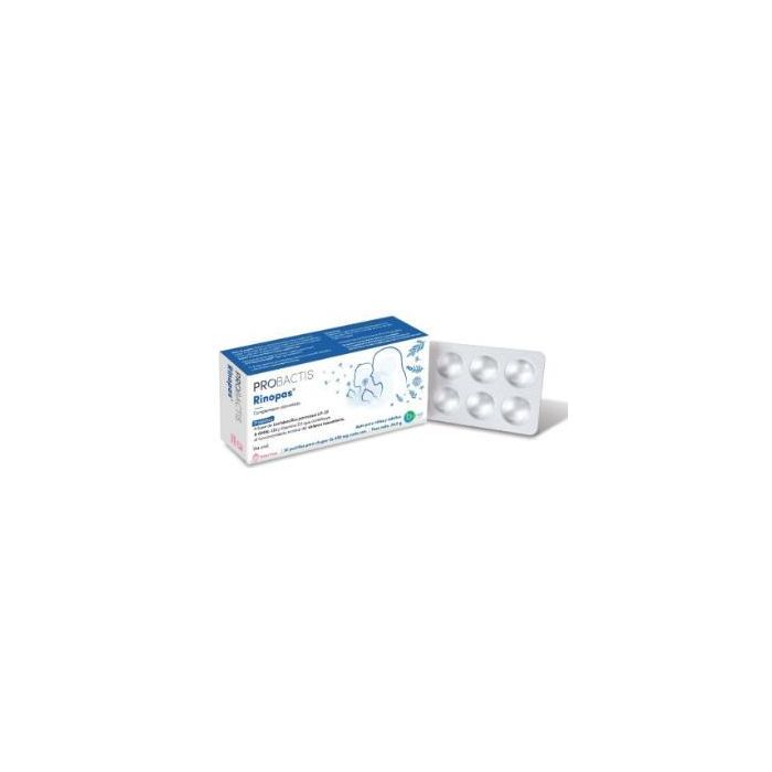 Probactis Rinopas Fresa 30Pastillas Para Chupar. Probactis Rinopas Fresa 30Pastillas Para Chupar.
