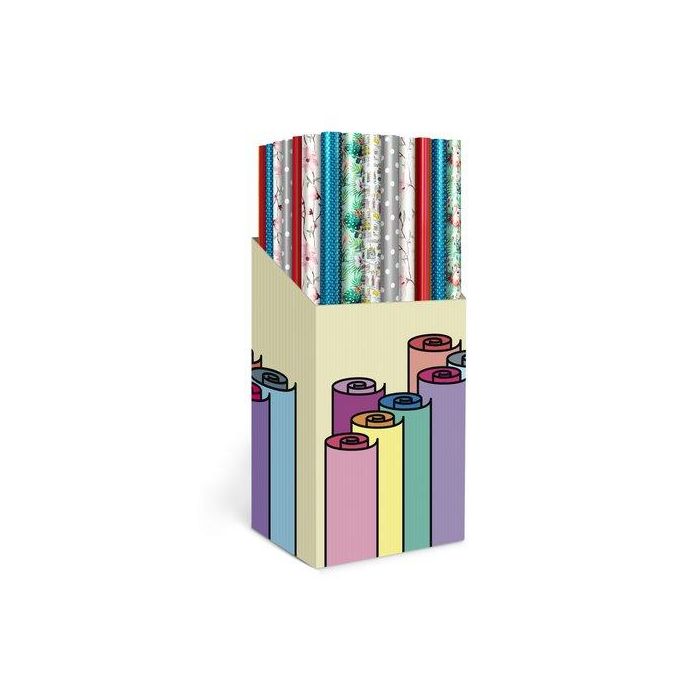 Papel De Regalo Rollo Tv 0,7X2 M (Caja De 60) Basic Todo Año