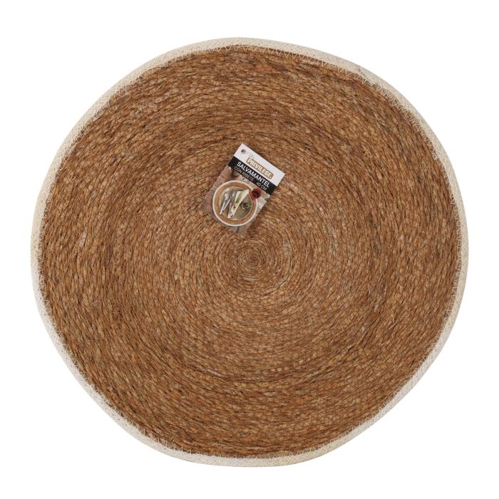 Salvamantel Seagrass con Ribete Rojo 40 cm - Privilege (36 Unidades) 1 Salvamantel Seagrass con Ribete Rojo 40 cm - Privilege (36 Unidades) 1