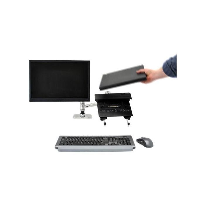 Ergotron LX Series Dual Stacking Arm para 2 Monitores de hasta 24 Pulgadas y 18.1 kg, Ajuste de Altura, Plata 4