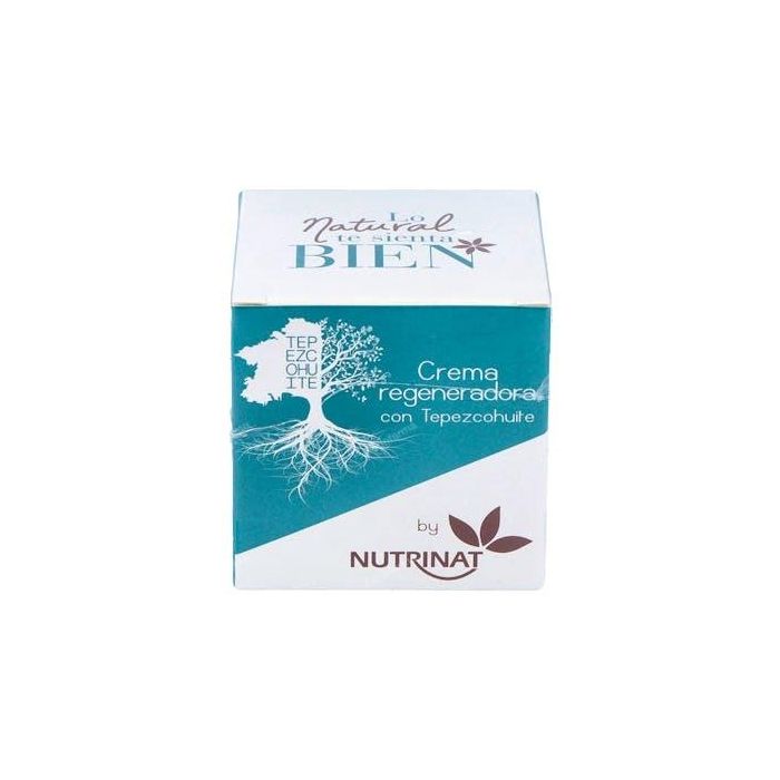 NUTRINAT Crema Facial Regeneradora e Hidratante Antiedad con Tepezcohuite 50 ml