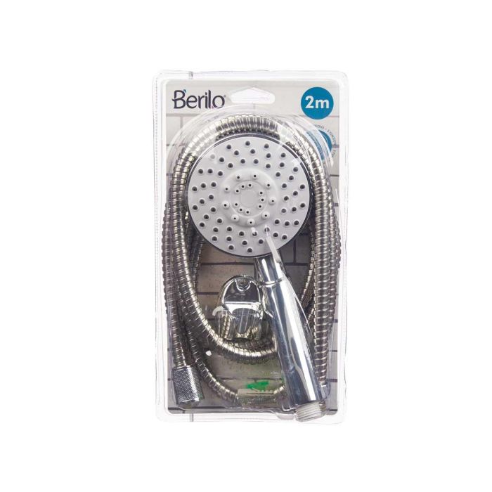 Telefono Ducha Manguera 2 M Reg Base Blanca Berilo 24X4CM (12 Unidades) 2 Telefono Ducha Manguera 2 M Reg Base Blanca Berilo 24X4CM (12 Unidades) 2