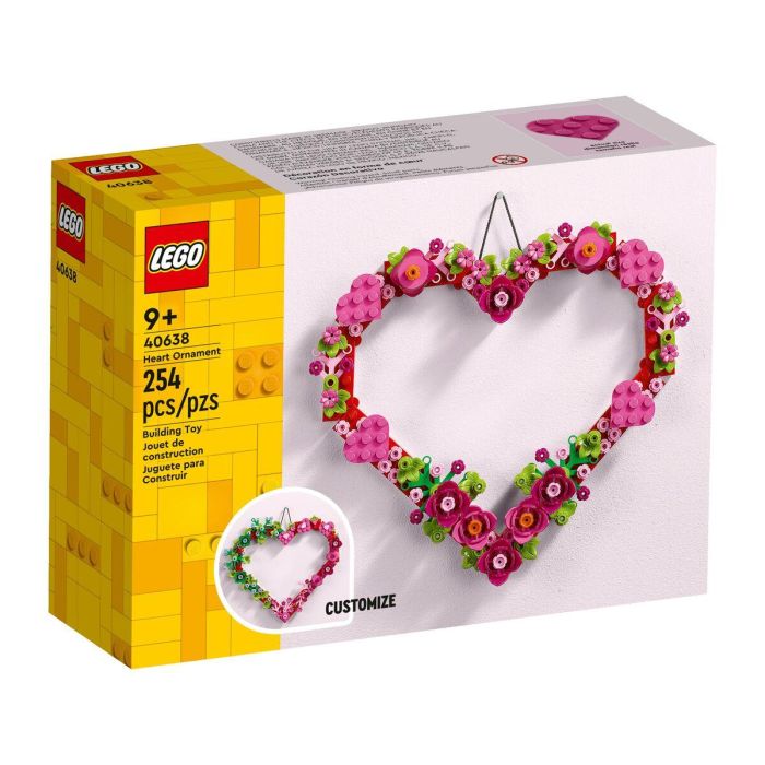 LEGO 40638 Decoración en Forma de Corazón - Juguete para Niños a Partir de 9 Años 1