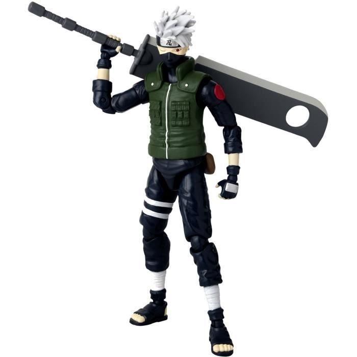 Bandai Figura de Acción Coleccionable Anime Heroes Naruto Shippuden Kakashi Hatake Cuarta Gran Guerra Ninja 17 cm con manos extra 5 Bandai Figura de Acción Coleccionable Anime Heroes Naruto Shippuden Kakashi Hatake Cuarta Gran Guerra Ninja 17 cm con manos extra 5