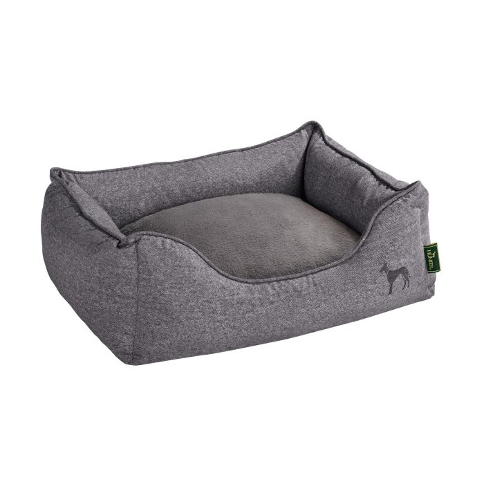 Hunter Sofá Perro Boston 80x60 cm Gris - Cama Mascota con Cojín Reversible, Funda Extraíble Lavable, Antideslizante 1 Hunter Sofá Perro Boston 80x60 cm Gris - Cama Mascota con Cojín Reversible, Funda Extraíble Lavable, Antideslizante 1