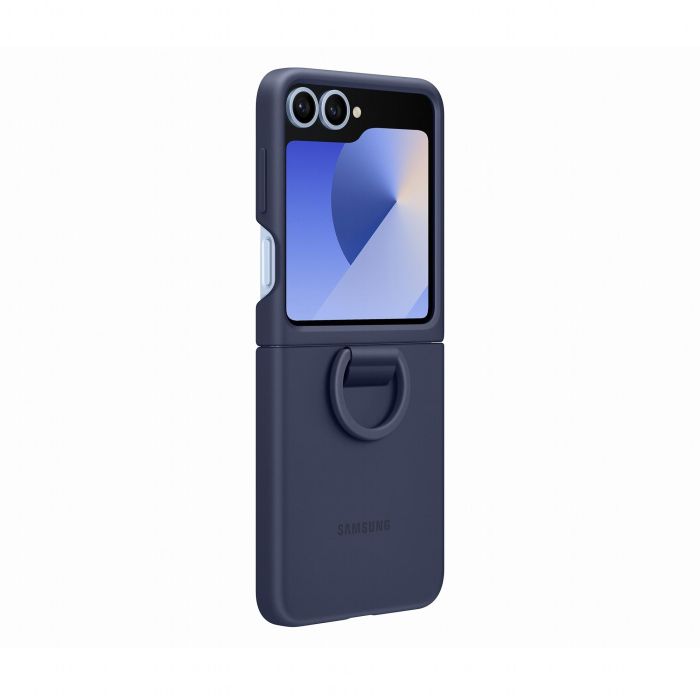Samsung EF-PF741TNEGWW Funda Silicona con Anilla para Galaxy Z Flip6 Navy - Protección para Samsung Galaxy Z Flip6, 6.7" 1