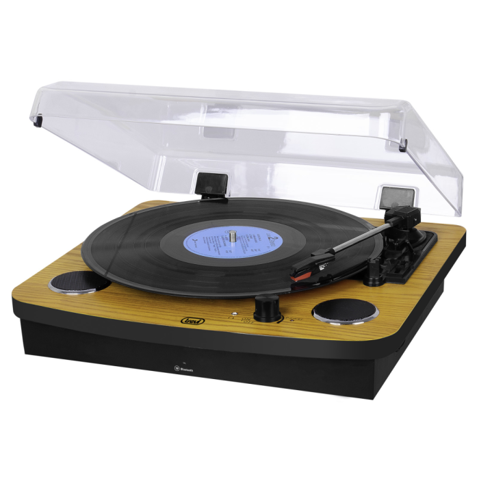 Trevi TT 1022 BT Tocadiscos de tracción directa Negro, Madera Trevi TT 1022 BT Tocadiscos de tracción directa Negro, Madera