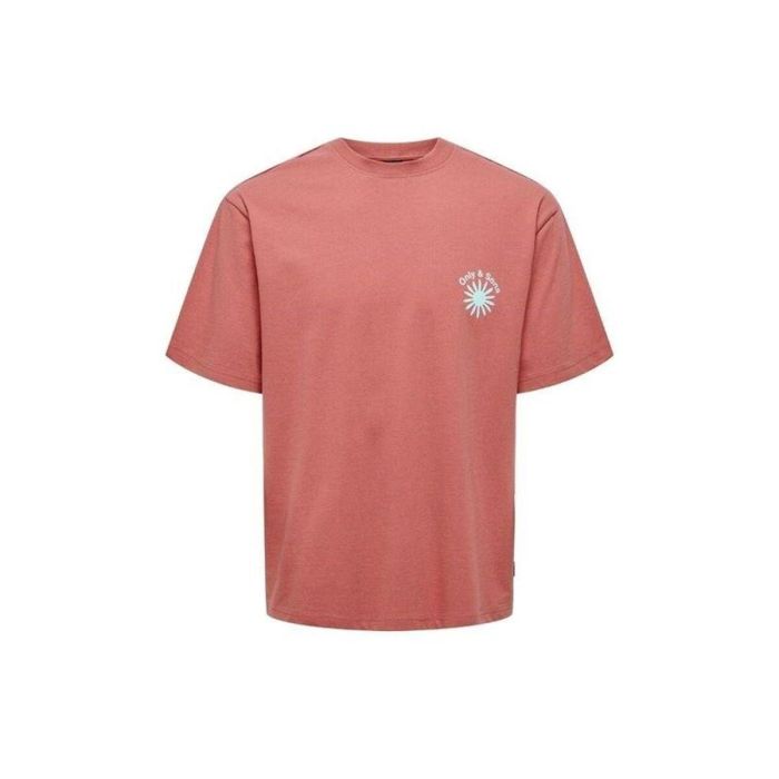 Camiseta de Manga Corta Hombre Only & Sons Onskasen Rlx Salmón 0 Camiseta de Manga Corta Hombre Only & Sons Onskasen Rlx Salmón 0