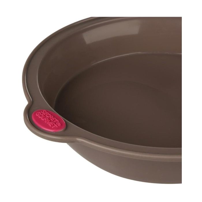 Molde de Silicona con Asa Secret de Gourmet Marrón Silicona 24 cm 3 Molde de Silicona con Asa Secret de Gourmet Marrón Silicona 24 cm 3