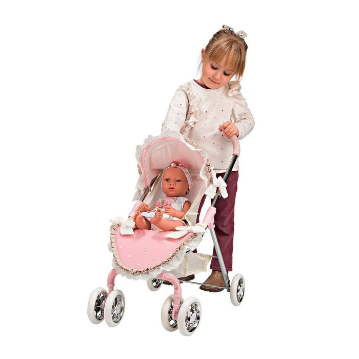 Muñecas Arias Silla de Paseo Reborn de París para Muñecas, 29x53x60 cm, Altura Manillar 62 cm, +3 Años 4 Muñecas Arias Silla de Paseo Reborn de París para Muñecas, 29x53x60 cm, Altura Manillar 62 cm, +3 Años 4