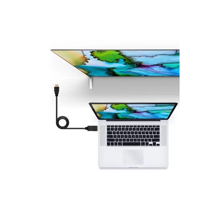 Nano Cable 10.15.4310 Cable Conversor Displayport Macho a HDMI Macho 10m Negro 3