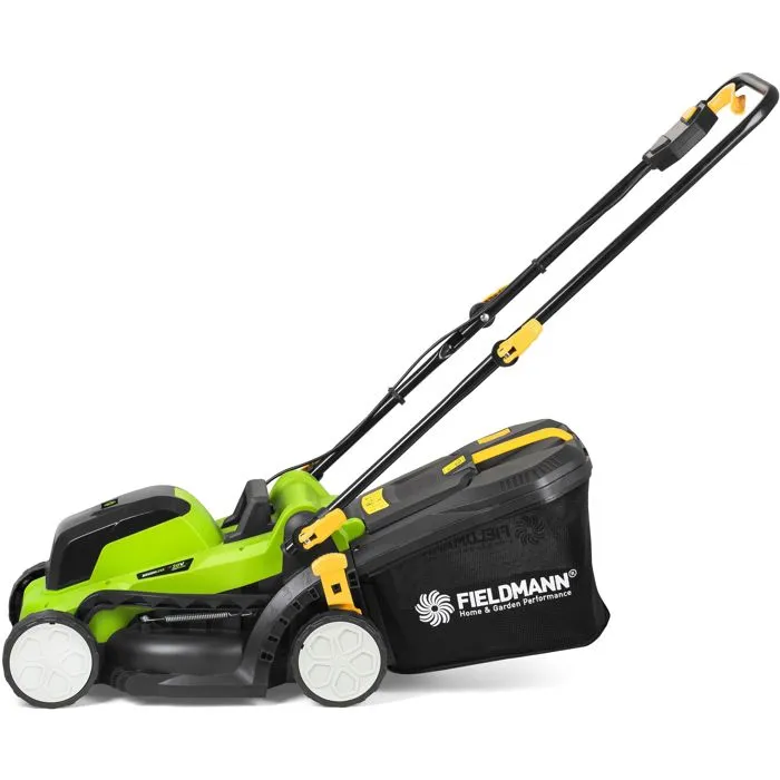Fieldmann Cortacésped Inalámbrico 20V, Corte 33 cm, Altura Máxima 65 mm (Batería y Cargador No Incluidos) 4