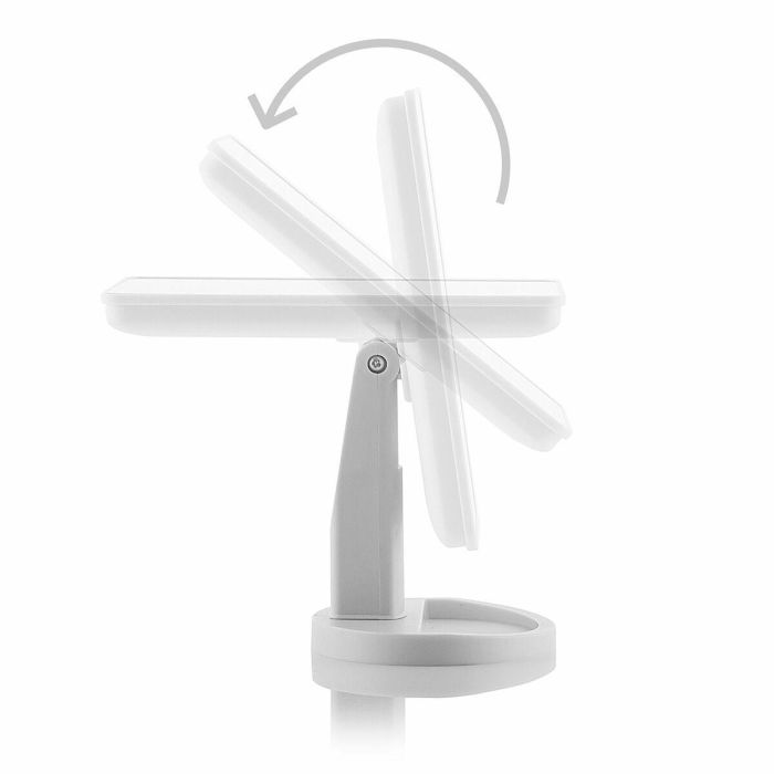 Espejo LED Táctil de Sobremesa Perflex InnovaGoods 11 Espejo LED Táctil de Sobremesa Perflex InnovaGoods 11