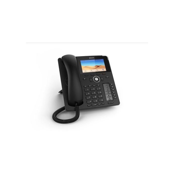 Snom D785N Teléfono IP Negro 12 líneas con Pantalla TFT 4.3" y PoE
