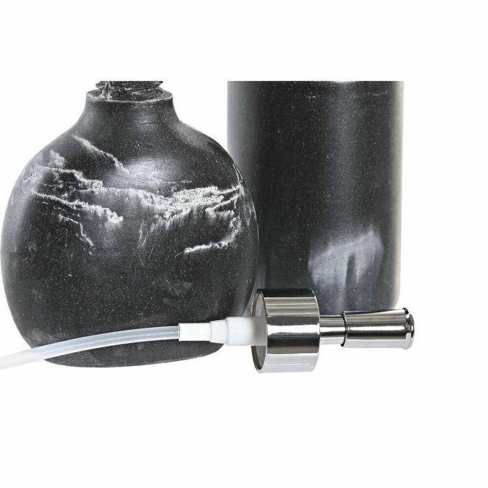 Baño Chic DKD Home Decor Negro 6 x 17 x 11 cm Set de 2 2 Baño Chic DKD Home Decor Negro 6 x 17 x 11 cm Set de 2 2