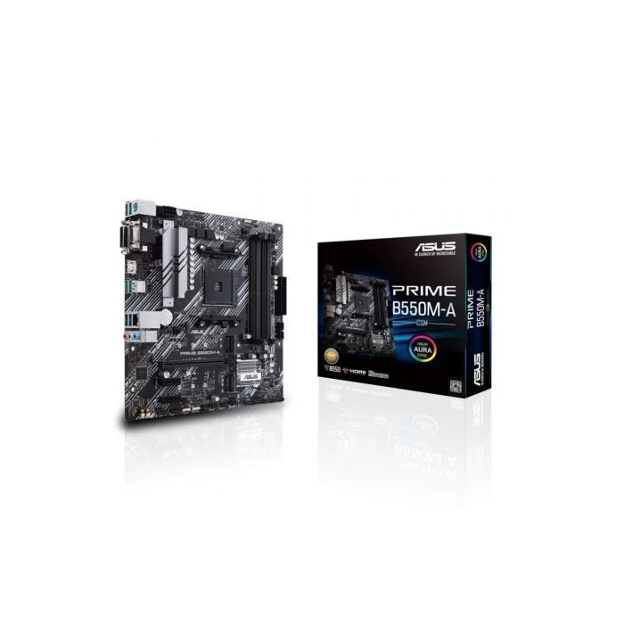 Asus PRIME B550M-A/CSM Placa Base Micro ATX Socket AM4 Chipset B550 DDR4 PCIe 4.0 para Procesadores Ryzen