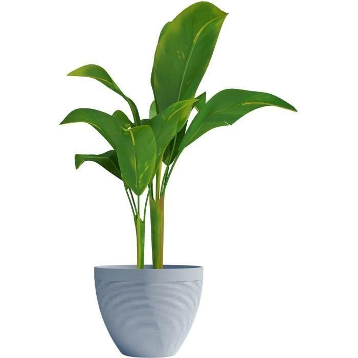 Maceta - GARDEN ID - Green Care Impact Azul-Gris - 50 x 41 cm - 10 años de garantía - 100% reciclado - Resistente a los rayos UV y a las heladas 2 Maceta - GARDEN ID - Green Care Impact Azul-Gris - 50 x 41 cm - 10 años de garantía - 100% reciclado - Resistente a los rayos UV y a las heladas 2