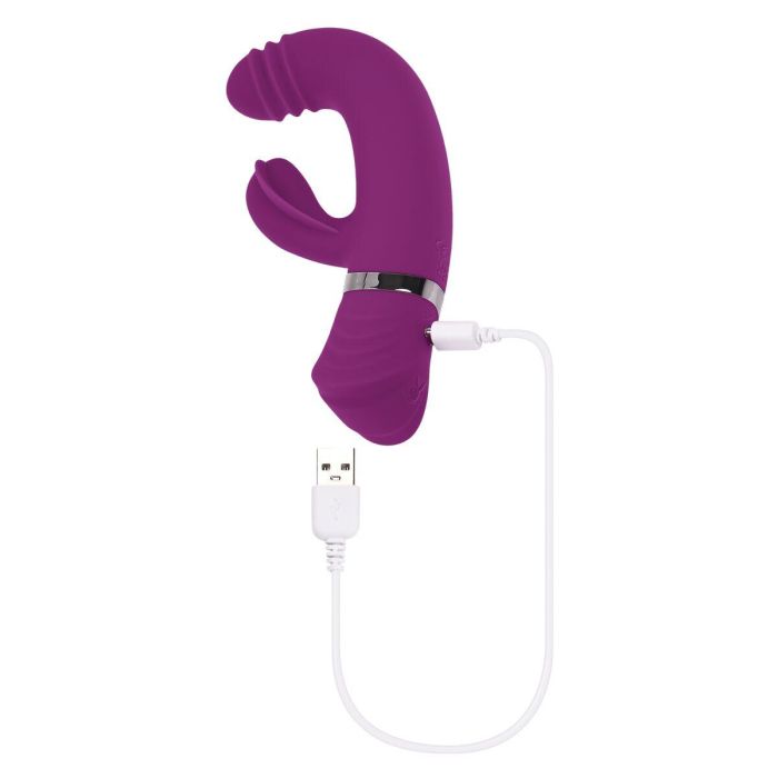 Vibrador Punto G Playboy Playboy Morado 2 Vibrador Punto G Playboy Playboy Morado 2