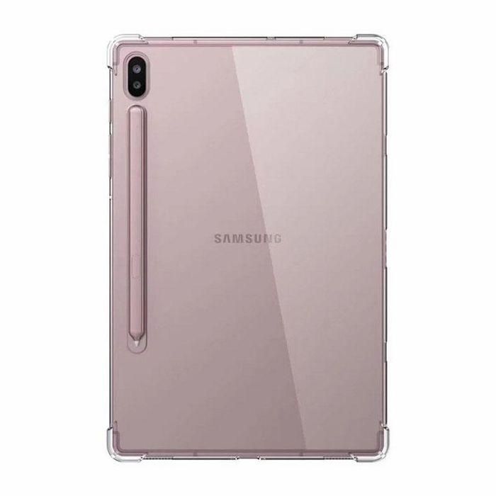eSTUFF Funda ORLANDO para Galaxy Tab S7+/S8+ - Transparente, TPU Flexible con Esquinas Reforzadas