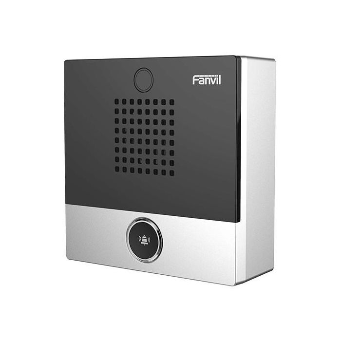 Fanvil i10SV Videoportero IP con Cámara 2 MP 1080p, Altavoz y Micrófono Incorporados, Resistencia IP54, Negro Metálico
