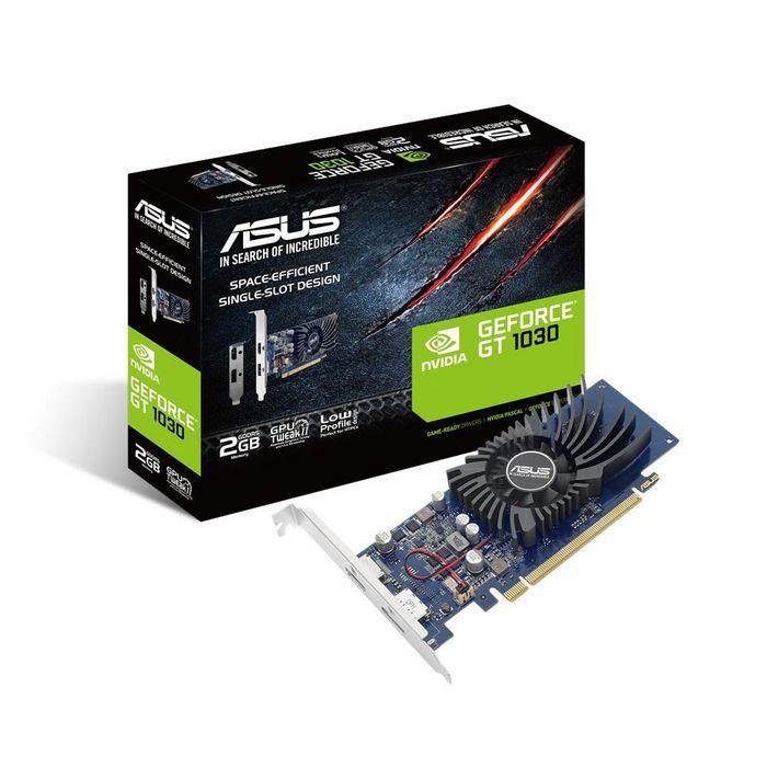 Asus 90YV0AT2-M0NA00 Tarjeta Gráfica GeForce GT 1030 2GB GDDR5 Perfil Bajo HTPC PCIe 3.0 HDMI/DisplayPort 7680x4320 1 Asus 90YV0AT2-M0NA00 Tarjeta Gráfica GeForce GT 1030 2GB GDDR5 Perfil Bajo HTPC PCIe 3.0 HDMI/DisplayPort 7680x4320 1
