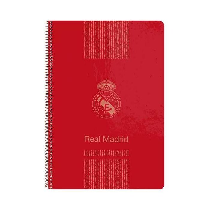 Bloc Espiral Safta Folio 80 H 60 gr Cuadro 4 mm Tapa Extradura Real Madrid 3 Equipacion 18-19 Bloc Espiral Safta Folio 80 H 60 gr Cuadro 4 mm Tapa Extradura Real Madrid 3 Equipacion 18-19