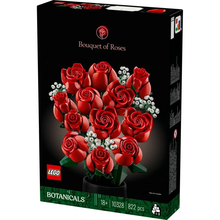 Lego Botanical Collection Ramo De Rosas - 822 Piezas - Set de Construcción para Adultos 9