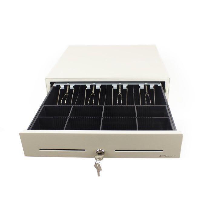 Cajón Portamonedas Manual Blanco 41 X 3 Cajón Portamonedas Manual Blanco 41 X 3