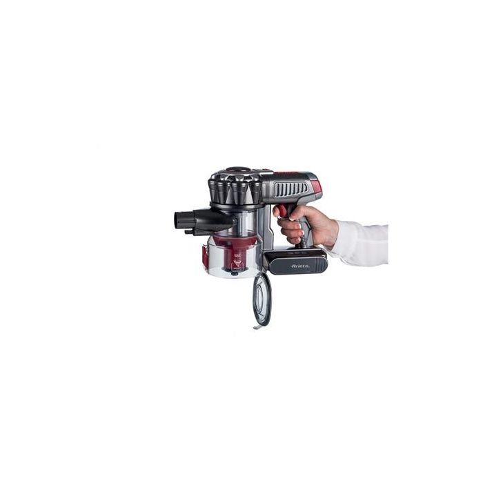 Ariete 2707 Aspirador Escoba Sin Cable 2 en 1 22V Litio, Inalámbrico, con Cepillo Motorizado LED y 3 Niveles de Filtración 4 Ariete 2707 Aspirador Escoba Sin Cable 2 en 1 22V Litio, Inalámbrico, con Cepillo Motorizado LED y 3 Niveles de Filtración 4