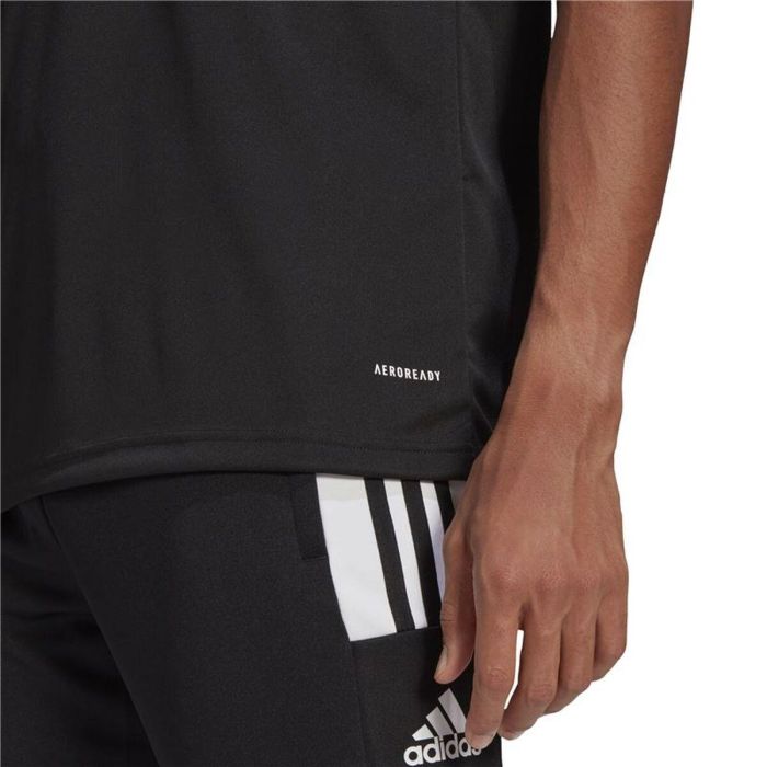Polo de Manga Corta Hombre Adidas GK9556 Negro 3XL